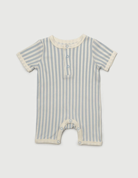 Little Riveria Romper - Blue Stripe