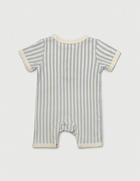 Little Riveria Romper - Blue Stripe