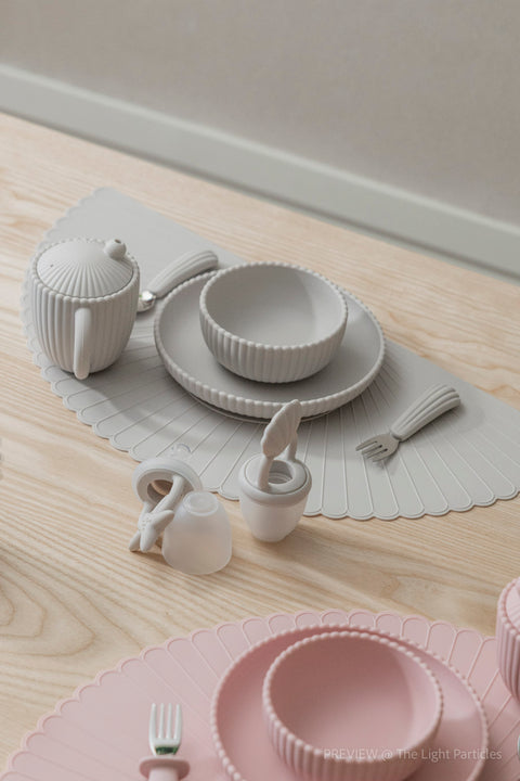 Seashell Mealtime Premium Set - Sand