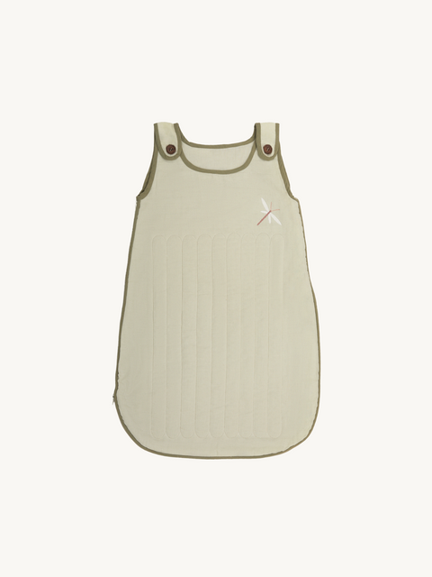 Organic Muslin Sleeping Bag - Spring Sprout|Kids Sleeping Bag-Bimbocasa
