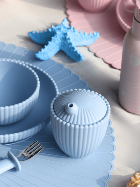 Seashell Mealtime Premium Set -Blue