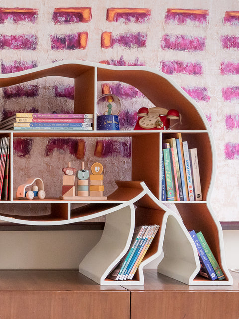 Rhino Library|Kids Bookshelf-Bimbocasa