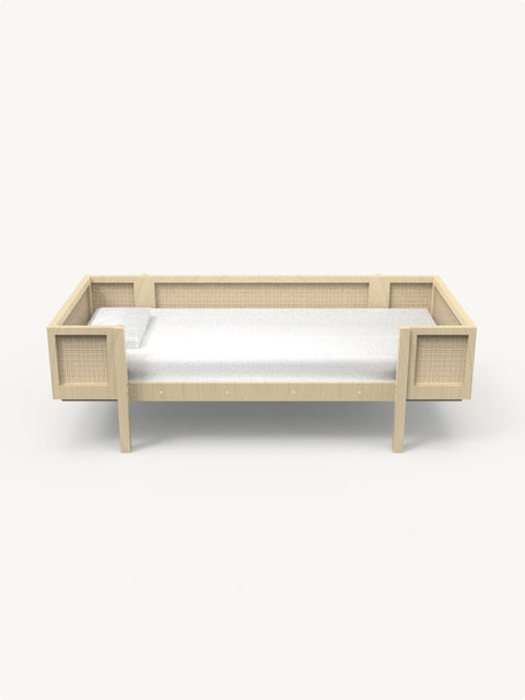 Bruco - Rattan Junior Bed|Kids Bed-Bimbocasa