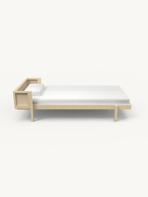 Bruco - Rattan Single Bed-Bimbocasa