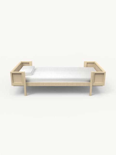 Bruco - Rattan Single Bed-Bimbocasa