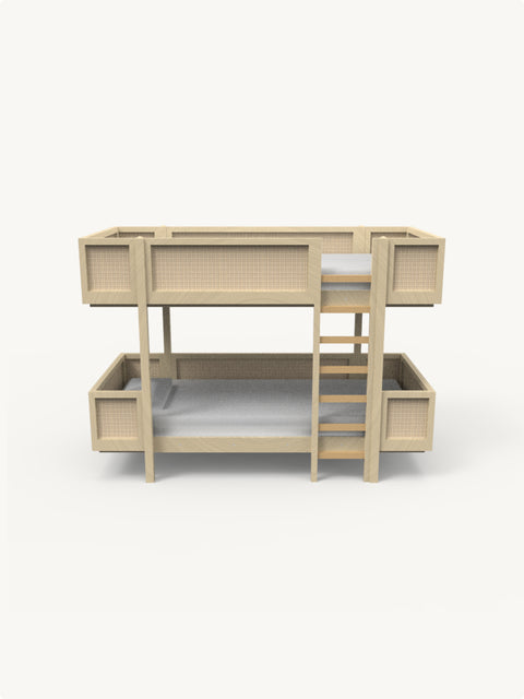 Bruco - Rattan Junior Bed|Kids Bed-Bimbocasa
