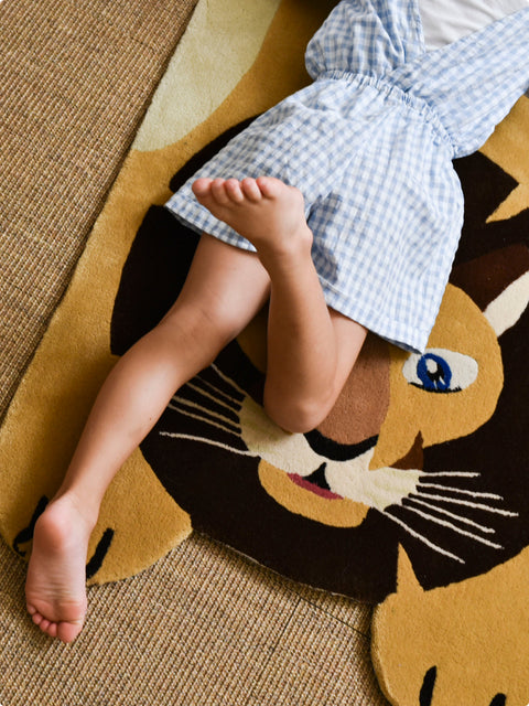 Lion Rug| Children’s Animal Rug-Bimbocasa