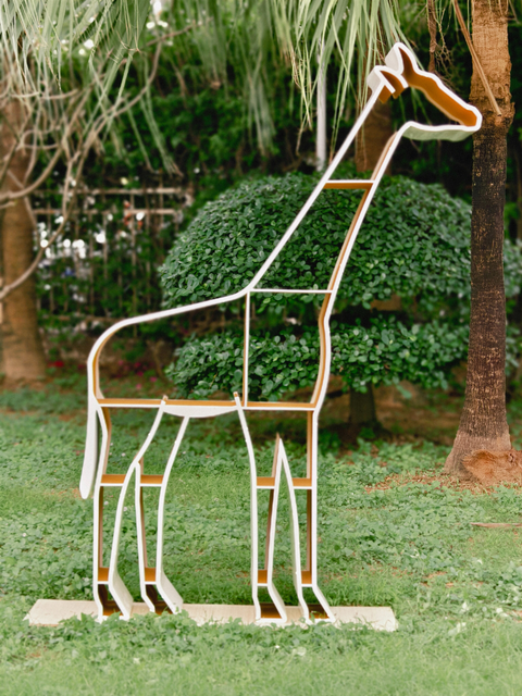 Giraffe Library|Kids Bookshelf-Bimbocasa