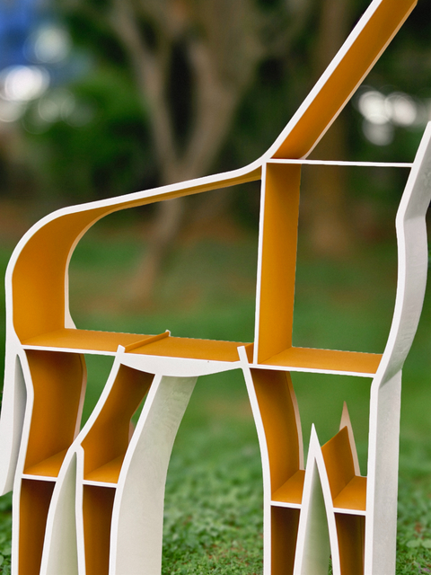 Giraffe Library|Kids Bookshelf-Bimbocasa