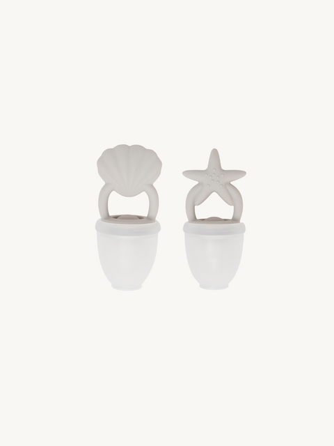 2 Pack Star and Shell Feeding Pacifier