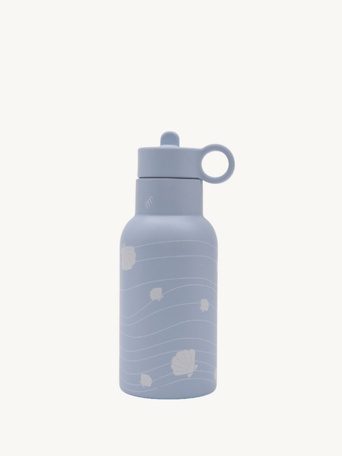Seashell Insulated Drinking Bottle 350ML - Blue|For Baby-Water Bottle-Bimbocasa