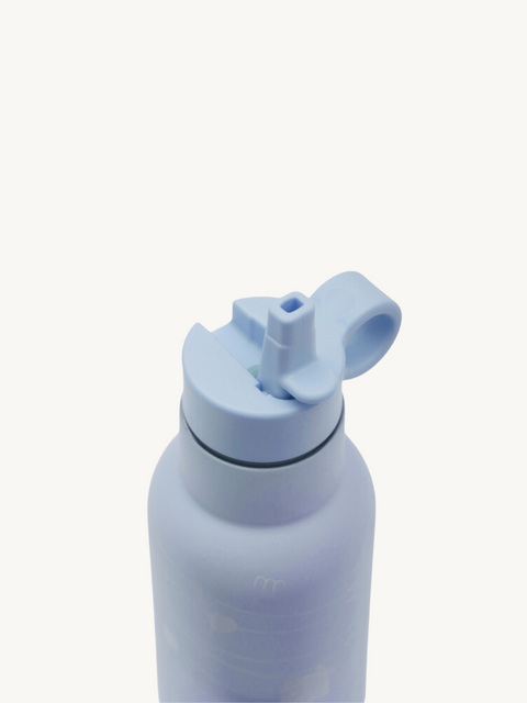 Seashell Insulated Drinking Bottle 500ML - Blue|For Baby-Water Bottle-Bimbocasa