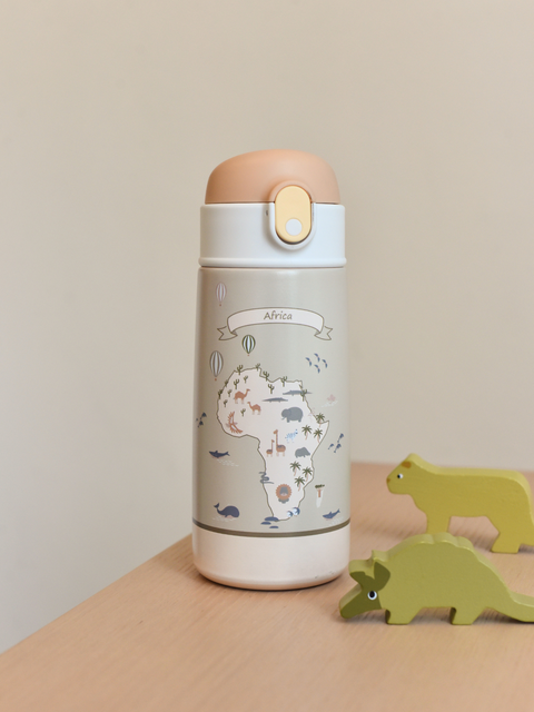 Explore Africa Thermal Water Bottle|For Baby and Kids-Bimbocasa