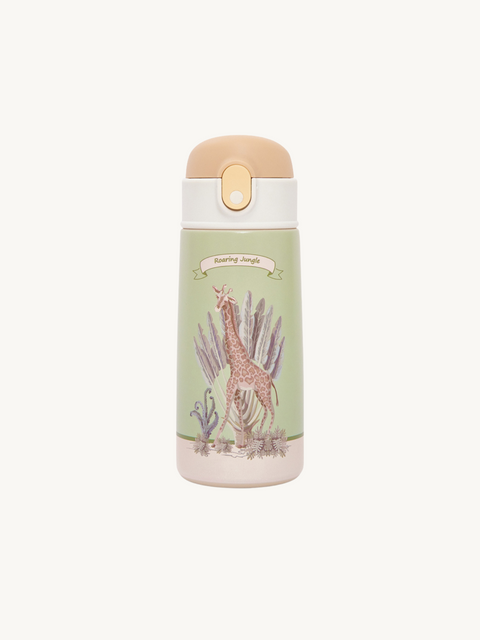 Roaring Jungle Thermal Water Bottle|For Baby and Kids-Water Bottle-Bimbocasa