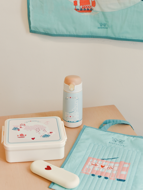 We Love HK Thermal Water Bottle|For Baby and Kids-Bimbocasa