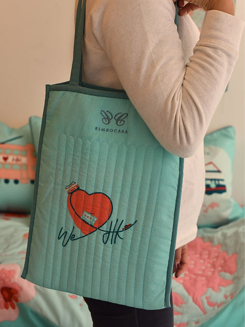 Heart - Tote Bag - We Love Hong Kong-Bimbocasa