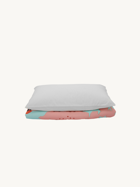 Cotton Quilted Duvet Cover & Pillow case - We Love Hong Kong|For Kids-Bimbocasa