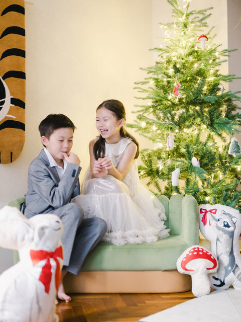 Christmas Shaped Cushion - Bunny