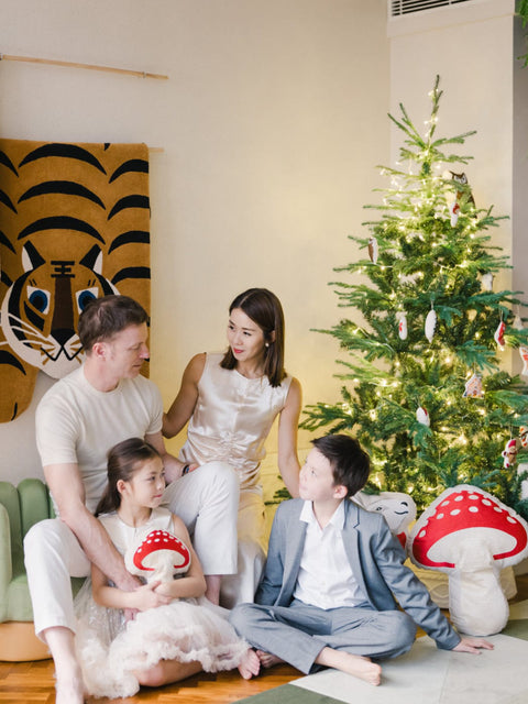 Christmas Shaped Cushion - Big Mushroom