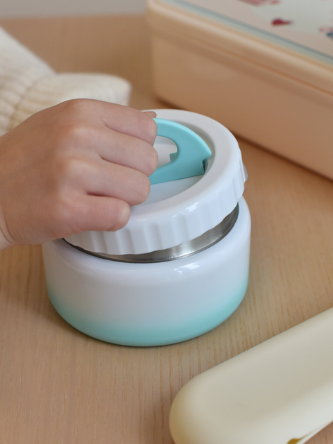 World Map Lunch Box with Thermal Food Jar|Kids Lunch Box-Bimbocasa