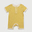 Little Riveria Romper - Mustard Stripe