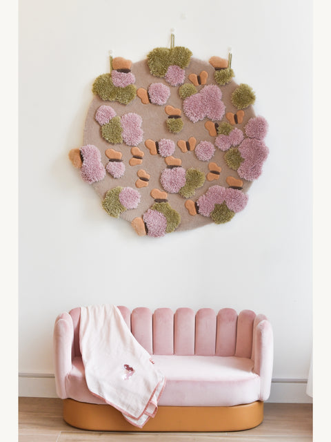 Tulip Sofa - Pink｜Kids Sofa-Bimbocasa