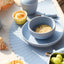 Seashell Silicone Plate With Suction - Blue｜Baby Plate-Plate-Bimbocasa