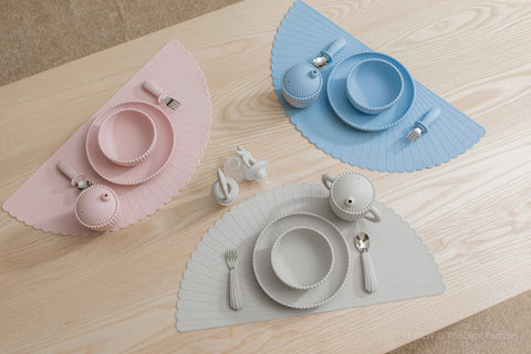 Seashell Mealtime Premium Set - Sand