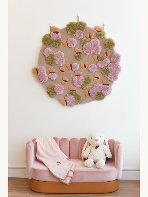 Tulip Sofa - Pink｜Kids Sofa-Bimbocasa