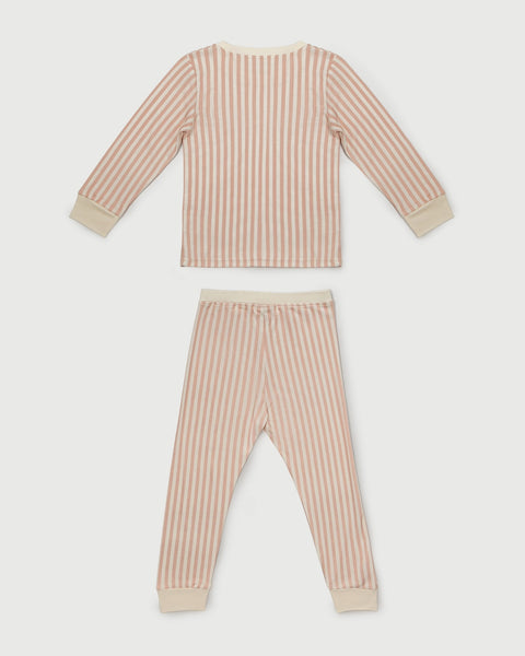 Little Riveria Pyjama Set - Pink Stripe