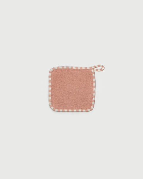 Little Riveria Face Towel - Pink Stripe