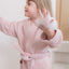 Bamboo Organic Cotton Bathrobe - Seashell Pink