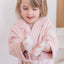 Bamboo Organic Cotton Bathrobe - Seashell Pink