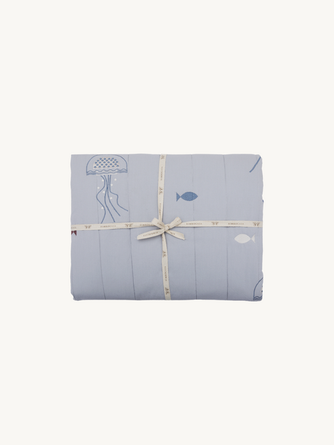 Cotton Quilted Duvet Cover and Pillow case - Fish Dance｜For Kids