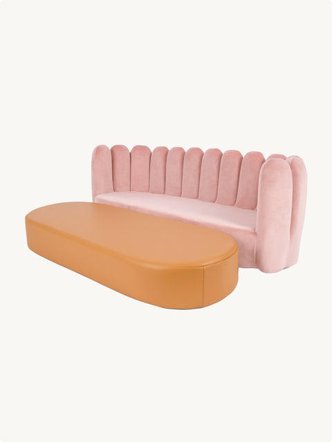 Tulip Sofa - Pink｜Kids Sofa-Bimbocasa