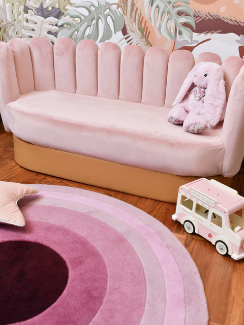 Tulip Sofa - Pink｜Kids Sofa-Bimbocasa