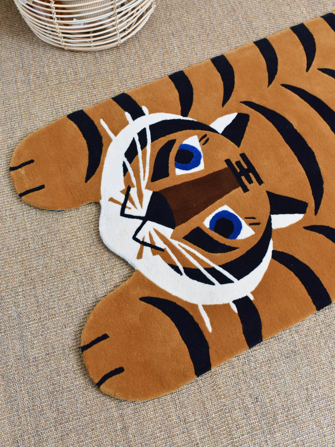 Tiger Rug｜Children's Animal Rug – Bimbocasa