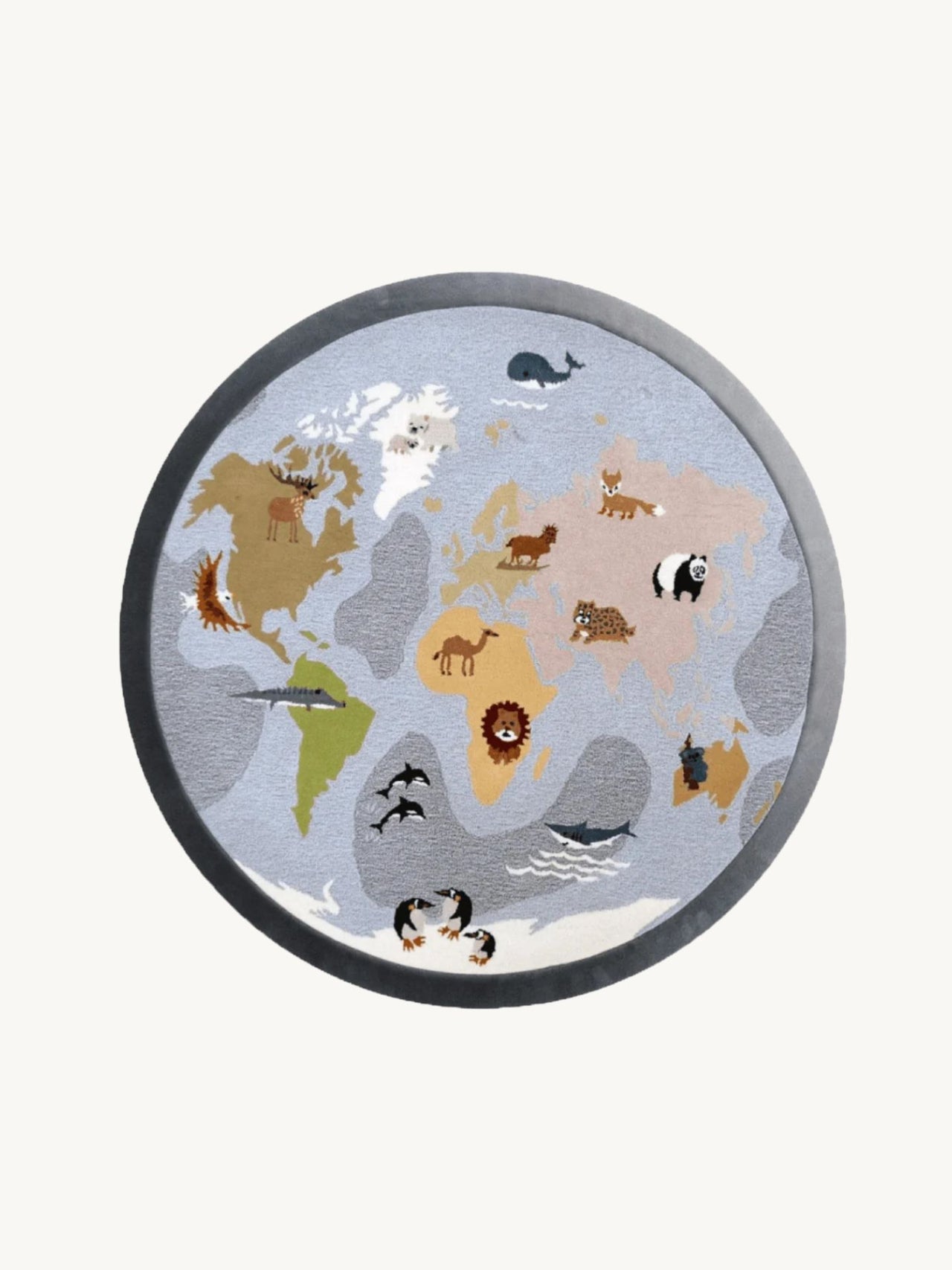 World Map Rug|Children's Rug – Bimbocasa