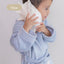 Bamboo Organic Cotton Bathrobe - Seashell Blue