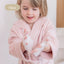 Bamboo Organic Cotton Bathrobe - Seashell Pink