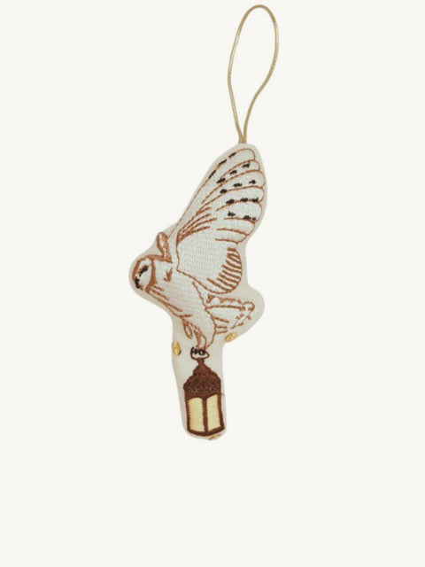 Christmas Ornament - Owl with Lamp