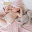 Bamboo Organic Cotton Hooded Towel - Seashell Pink (Personalized)