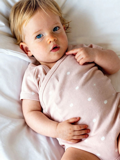 Newborn Onesie SS Seashell Pink