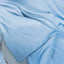 Bamboo Organic Cotton Swaddle Blanket - Seashell Blue