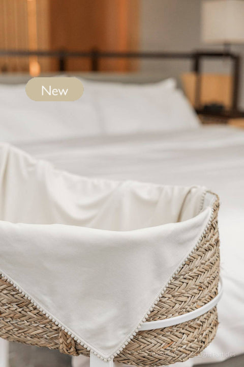 Bamboo Organic Cotton Swaddle Blanket - Safari Sand