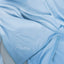 Bamboo Organic Cotton Swaddle Blanket - Seashell Blue (Personalized)